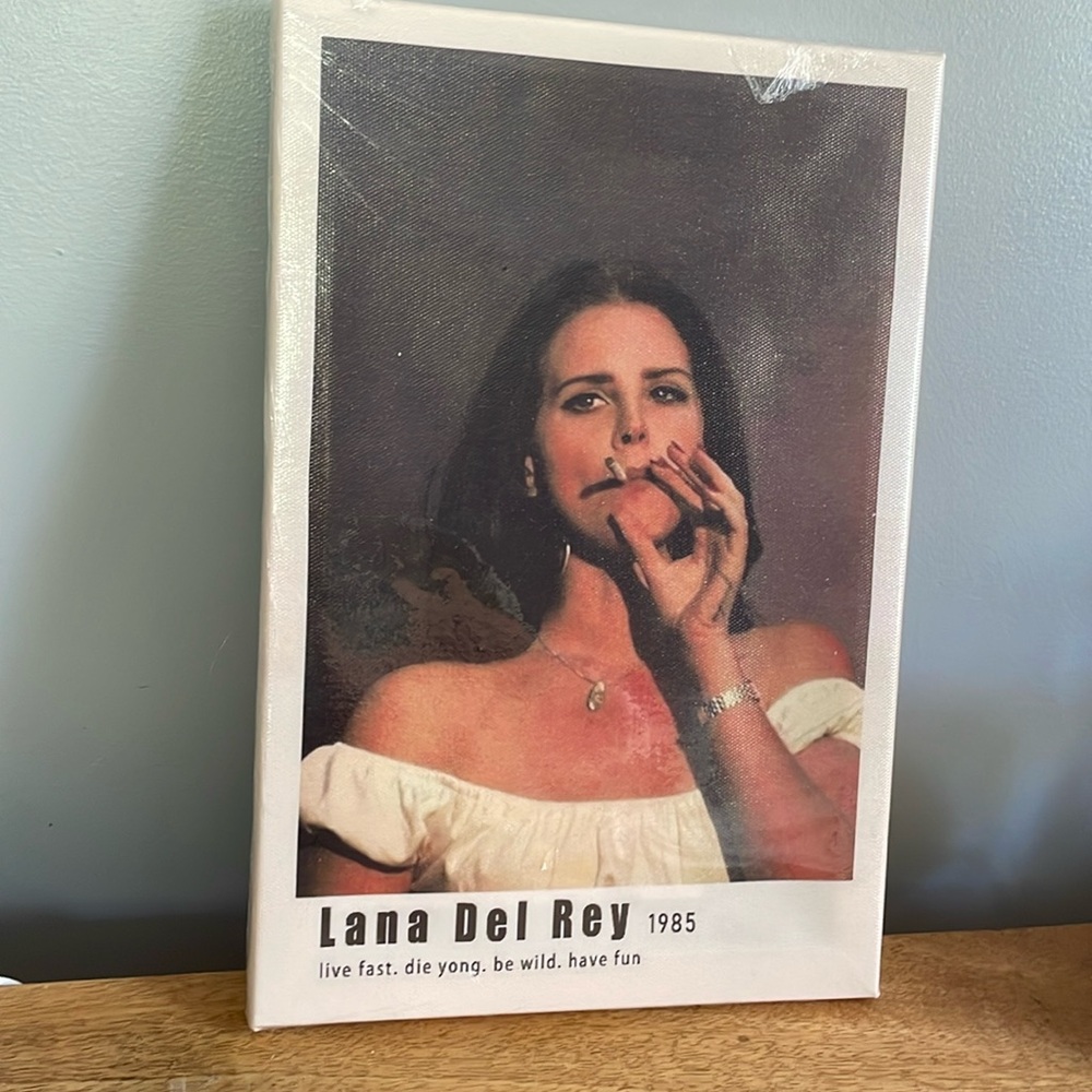 Lana Del Rey 1985 vintage poster
